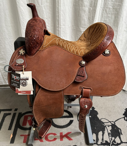 Martin Saddlery Chestnut Stingray Barrel Saddle 14
