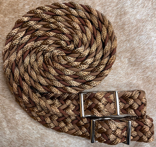 Gale Beebe 9 Plait Flat Braided Barrel Reins