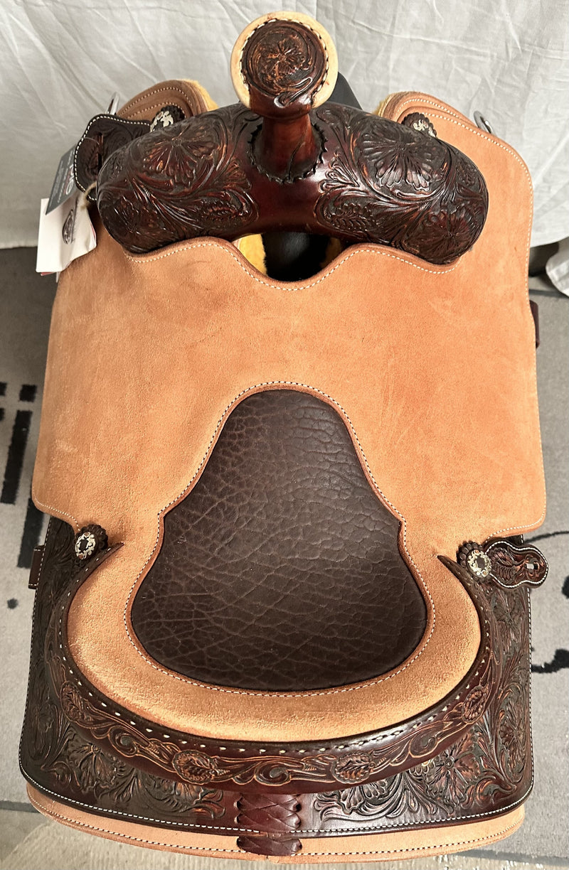 Load image into Gallery viewer, Martin Saddlery Team Roper Saddle  - 14.5”
