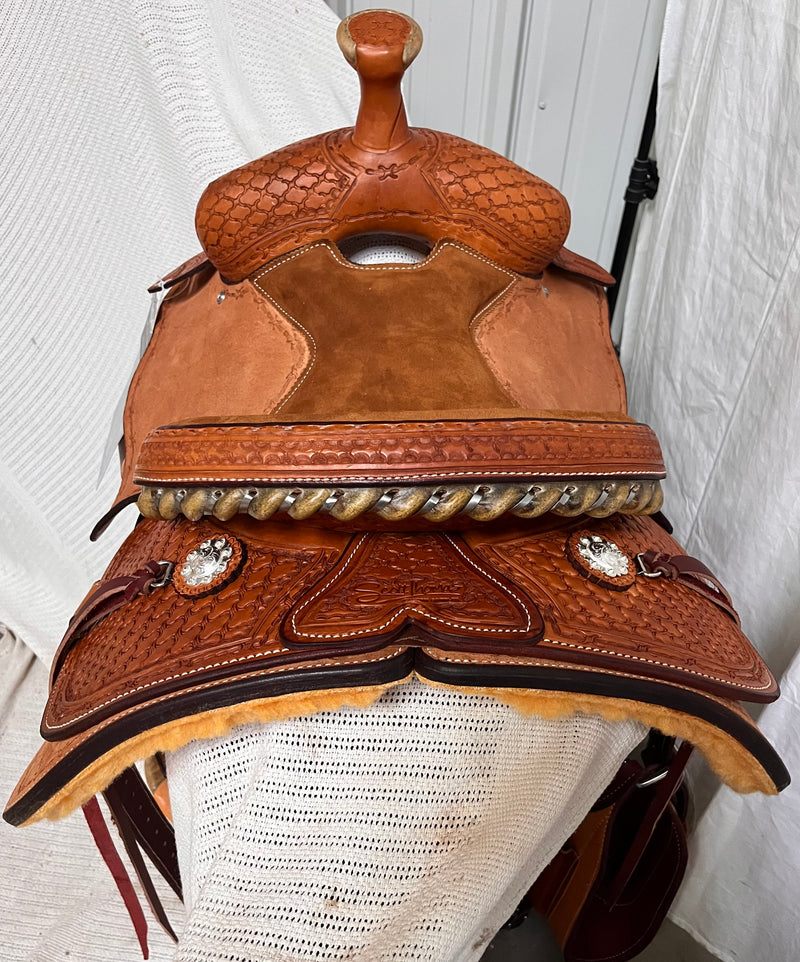 Load image into Gallery viewer, ST JR100 Junior Team Roper Saddle 13"
