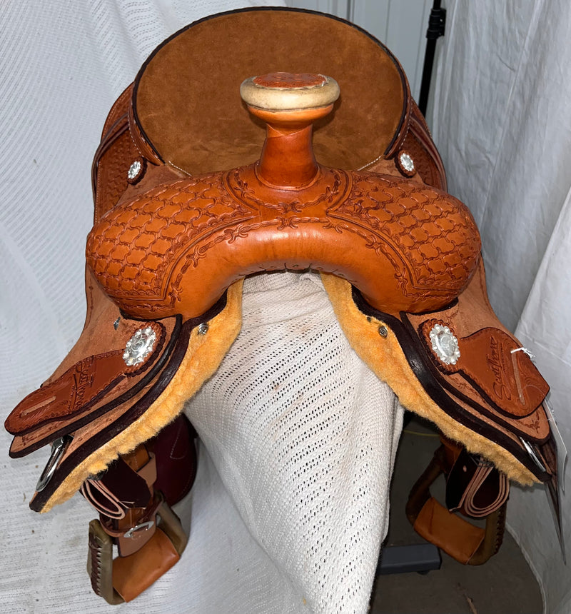 Load image into Gallery viewer, ST JR100 Junior Team Roper Saddle 13"
