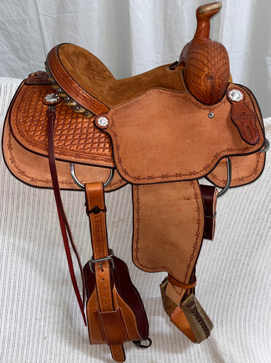 ST JR100 Junior Team Roper Saddle 13