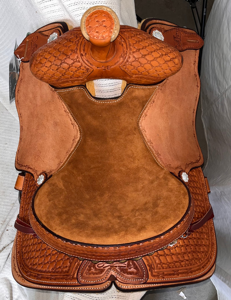 Load image into Gallery viewer, ST JR100 Junior Team Roper Saddle 13"
