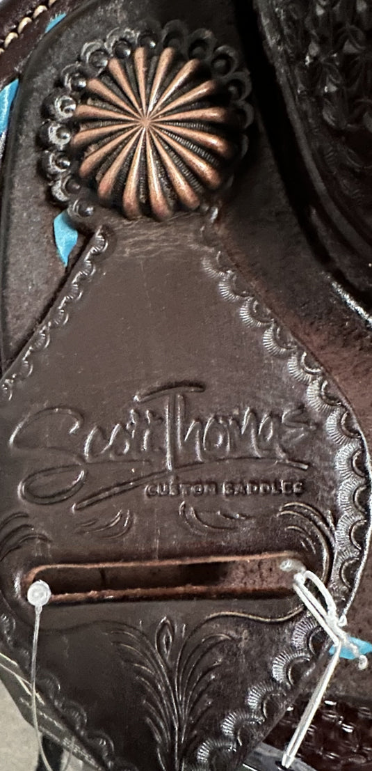 ST BR150 Barrel Saddle Chocolate 13.5"