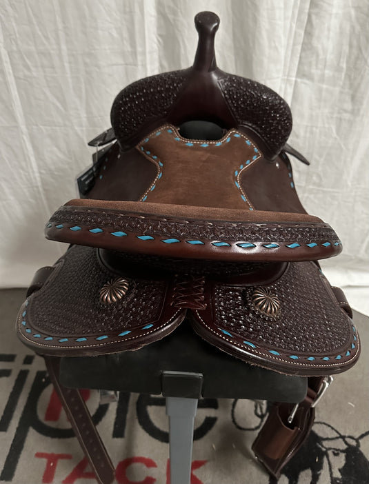 ST BR150 Barrel Saddle Chocolate 13.5"