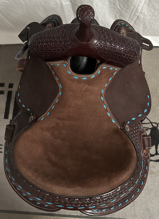 ST BR150 Barrel Saddle Chocolate 13.5"