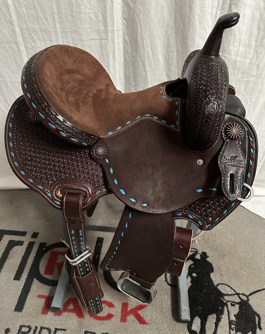 ST BR150 Barrel Saddle Chocolate 13.5