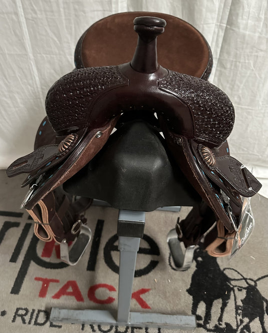 ST BR150 Barrel Saddle Chocolate 13.5"