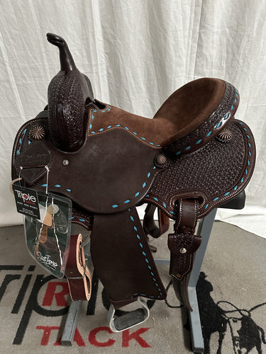 ST BR150 Barrel Saddle Chocolate 13.5