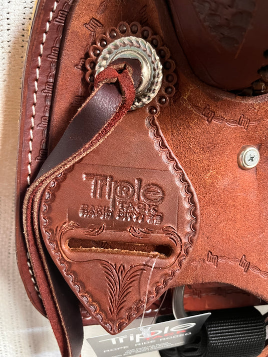 Triple R Kid Modified Association Rancher Saddle 13"