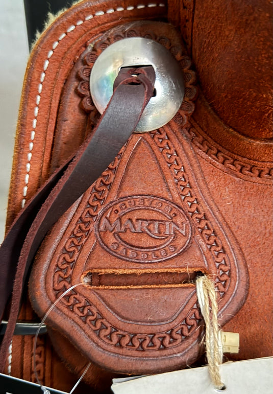 Martin Saddlery Roughout Ranch Cutter Saddle - 15.5"
