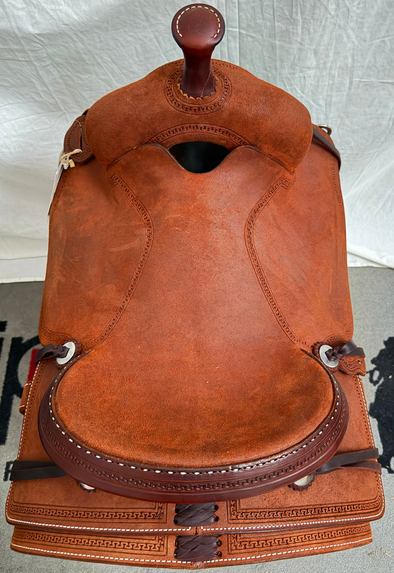 Load image into Gallery viewer, Martin Saddlery Roughout Ranch Cutter Saddle - 15.5"
