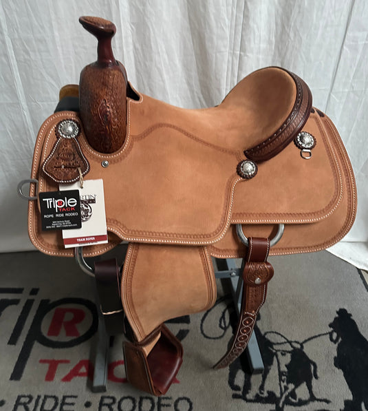 Martin Saddlery 1/8 Geometric Boombox Team Roper Saddle  - 14.5”