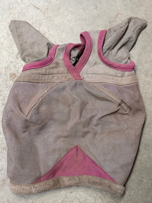Used Weatherbeeta Fly Mask w/ Ears - Gray/Purple