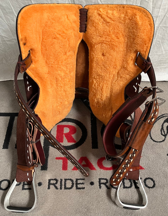 ST BR450 Buckstitch Barrel Saddle 14.5"
