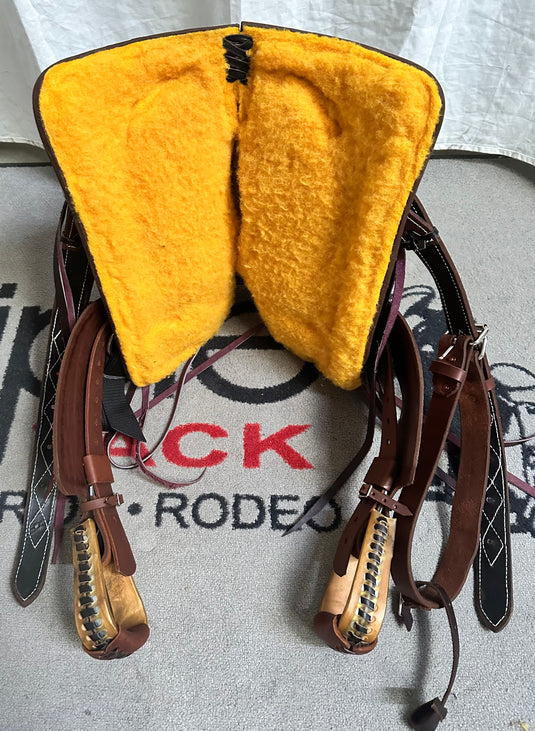 Triple R Kid Modified Association Rancher Saddle 12"