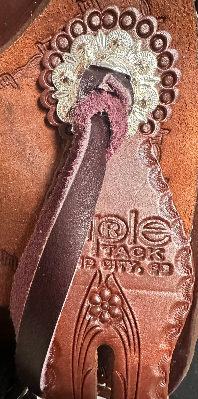 Load image into Gallery viewer, Triple R Kid Modified Association Rancher Saddle 12"
