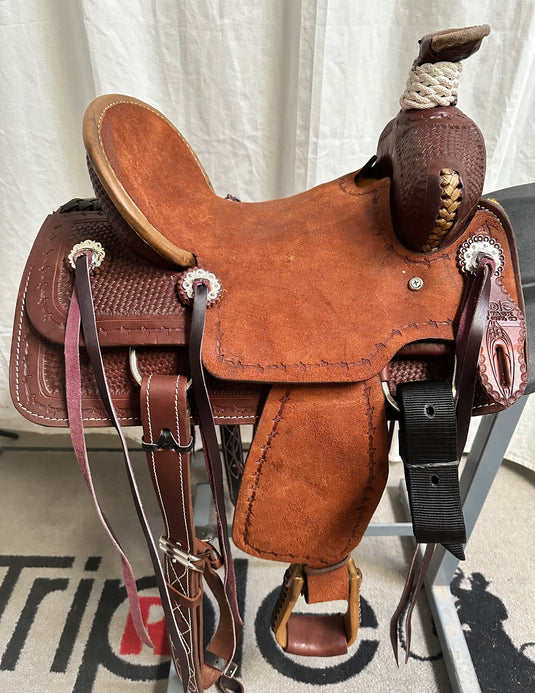 Triple R Kid Modified Association Rancher Saddle 12