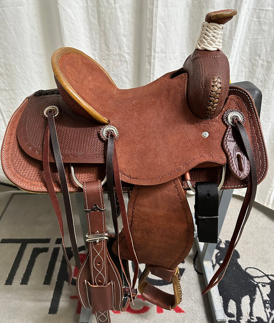 Triple R Kid Modified Association Rancher Saddle 13