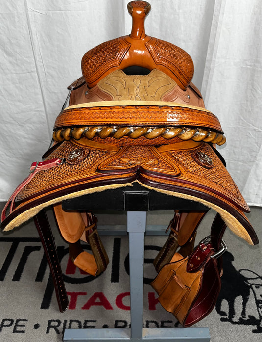 ST TR700 Team Roper Saddle 14"