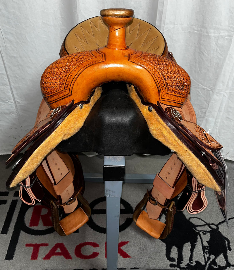 Load image into Gallery viewer, ST TR700 Team Roper Saddle 14"
