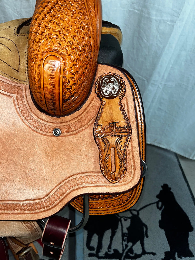 Load image into Gallery viewer, ST TR700 Team Roper Saddle 14"
