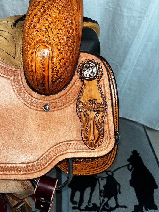 ST TR700 Team Roper Saddle 14"