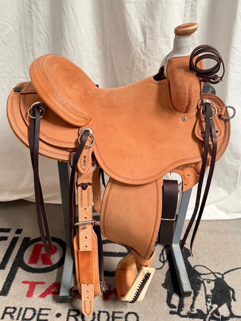 Load image into Gallery viewer, Martin Saddlery Heavy Oil Rancher Saddle 15"
