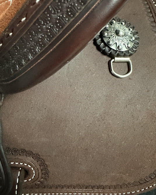 Martin Saddlery Stingray Chocolate Barrel Saddle 13.5"