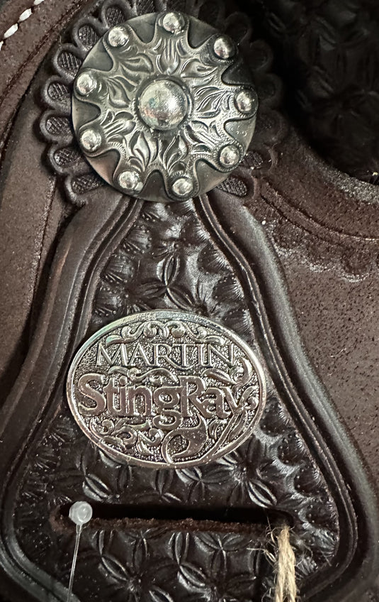 Martin Saddlery Stingray Chocolate Barrel Saddle 13.5"