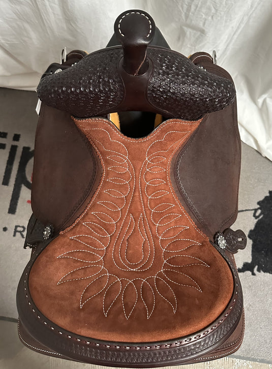 Martin Saddlery Stingray Chocolate Barrel Saddle 13.5"