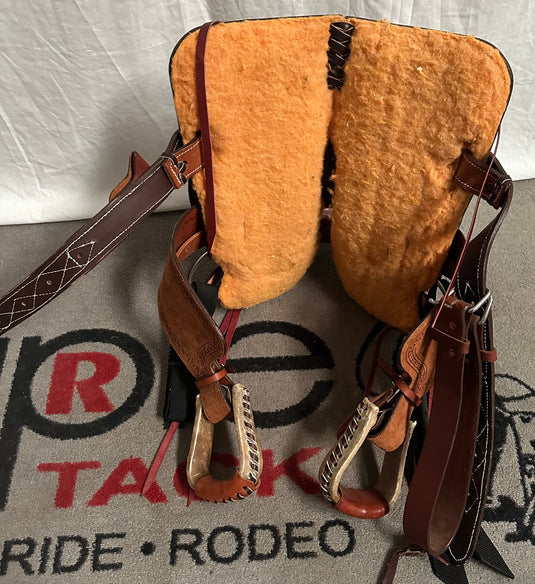 Triple R Kid Barrel Saddle 12"