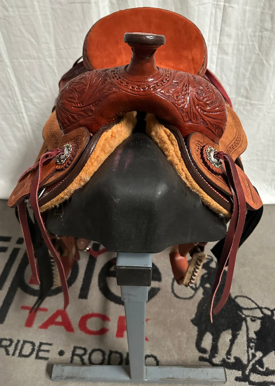 Triple R Kid Barrel Saddle 12"