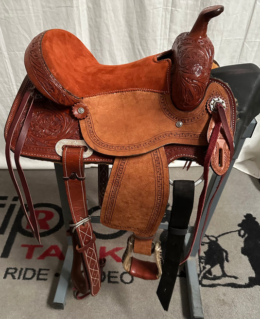 Triple R Kid Barrel Saddle 12