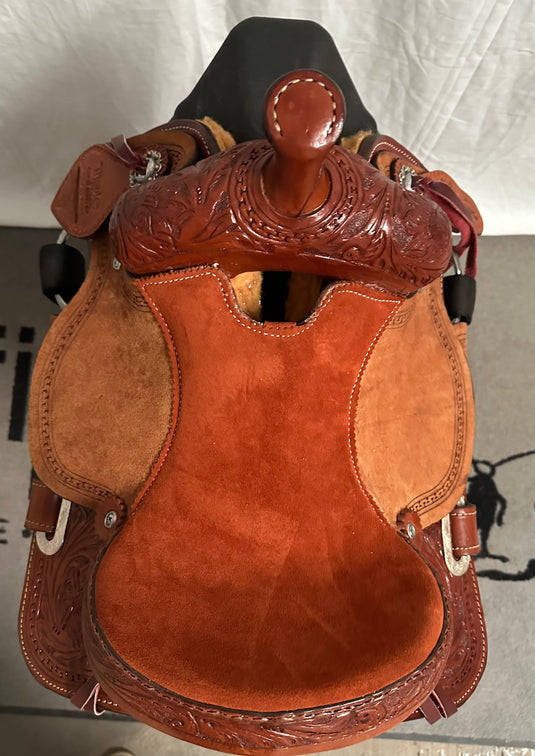 Triple R Kid Barrel Saddle 12"