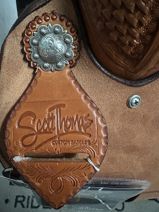 ST 1/4 Geometric Mini Basket Team Roper Saddle 16"