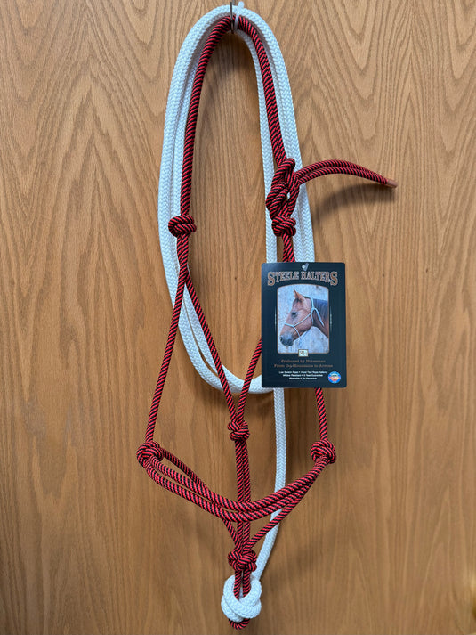 Steele Rope Halter with 12' Lead - Standard Horse