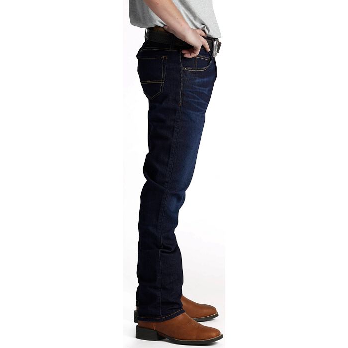 Load image into Gallery viewer, Justin 1879 Slim Fit Boot Cut Denim Jean - Dark Wash
