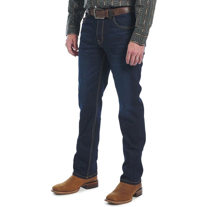 Load image into Gallery viewer, Justin 1879 Slim Fit Boot Cut Denim Jean - Dark Wash
