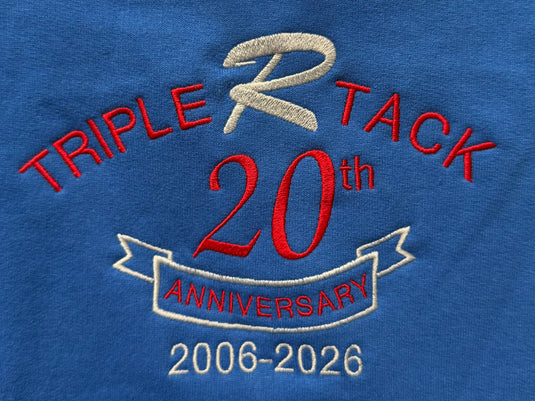 Triple R Tack 20th Anniversary Hoodie - Blue
