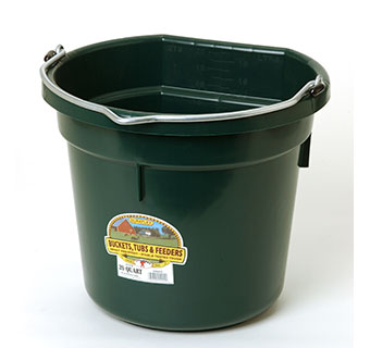 Load image into Gallery viewer, Plastic Flat-Back Bucket - 20 Quart
