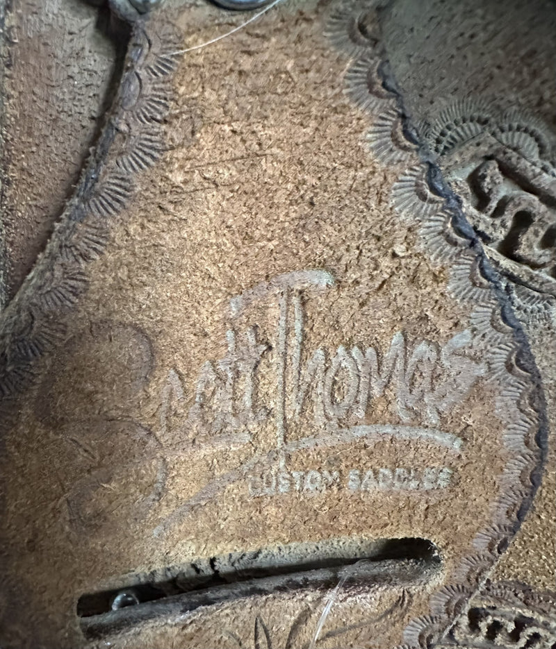 Load image into Gallery viewer, Used Scott Thomas Border Barrel Saddle 14.5"
