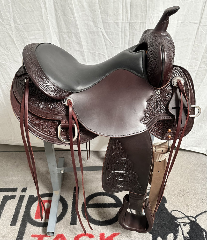 Load image into Gallery viewer, High Horse Oyster Creek Trail Saddle 16"
