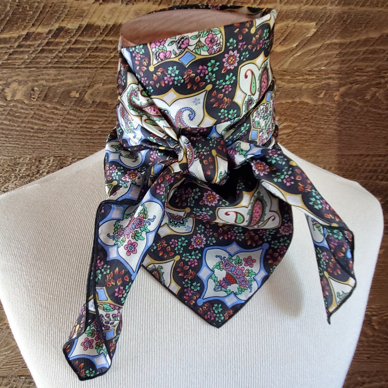 Load image into Gallery viewer, Light Weight Habotai Print Wild Rag - 36"x36"
