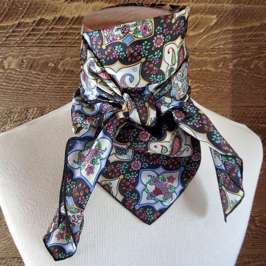 Light Weight Habotai Print Wild Rag - 36"x36"