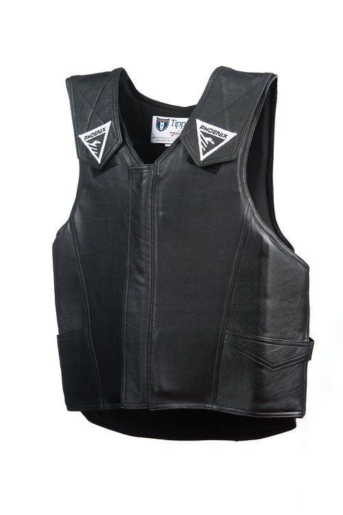 Phoenix Pro Max Rodeo Vest Black Leather