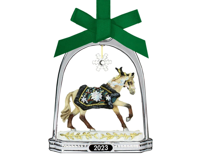 Load image into Gallery viewer, Breyer Holiday Stirrup Ornament 2023 - "Highlander"
