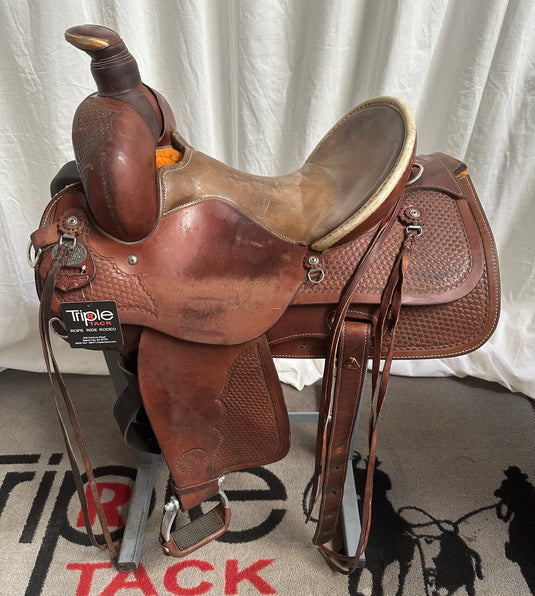 Used Circle Y All Around Saddle 15"