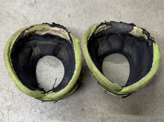 Used PC Ballistic Bell Boots - Lime Green