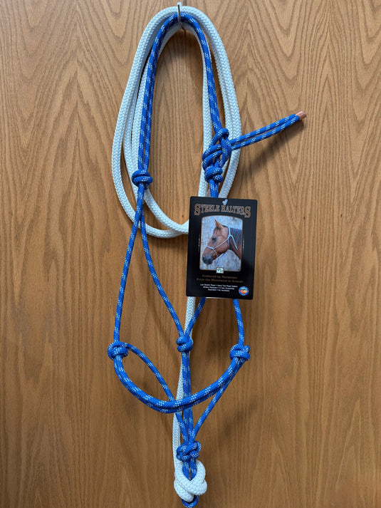 Steele Rope Halter with 10' Lead - Standard Horse